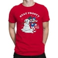 thumbnail image 2 of Officially Licensed Slush Puppie Frosty Snowman Men's T-shirt, 2 of 3