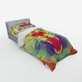 thumbnail image 2 of Ambesonne Colorful Bedding Set 3 Pcs, King of Jungle Lion, Twin XL, Multicolor, 2 of 2