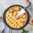 thumbnail image 3 of Justharion Stainless Steel Durable Round Pizza Serving Tray Heat-Resistant Versatile Scratch Resistant No punching 1Set, 3 of 6