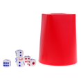 thumbnail image 1 of Dice Shaker Dice Decider, Dungeons and Dragons Juegos de mesa, D6 Dice Set, Party Game Dice Toy, Dice Cup, Plastic Dice Cup rojo, 1 of 7