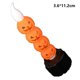 thumbnail image 2 of Velas sin llama con luz Led en forma de calabaza/calavera para Halloween, 5 uds., para fiesta de Halloween, 2 of 5