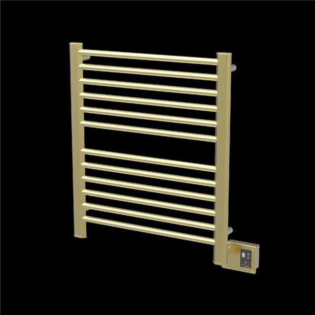Amba S2933SB 35.18 x 32.44 x 4 - 4.75 in. Towel Rack - Satin Brass