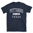 thumbnail image 1 of Pottsboro Texas Classic Established Men's Cotton T-Shirt, 1 of 1