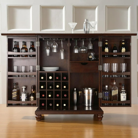 Crosley Furniture Cambridge Expandable Bar Cabinet