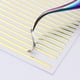 thumbnail image 5 of 1 unidad de pegatinas 3d para uñas a rayas con líneas doradas y plateadas, papel deslizante autoadhesivo con estrella ondulada geométrica y corazón, pegatinas de transferencia de manicura oso de fresa Electrónica, 5 of 5