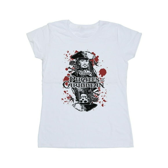 Pirates of the Caribbean Womens Jack Sparrow Cotton T-Shirt