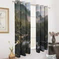thumbnail image 2 of Blackout Curtains for Bedroom Jurassic Dinosaur Full Room Darkening Grommet Curtains for Living Room,Thermal Insulated Ombre Drapes, 2 of 7