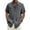 Dark Gray, variant on Cuoff Designer Spring Summer Men's Casual Cotton Linen Solid Color Short Sleeve Shirts Loose Shirts Black 4X