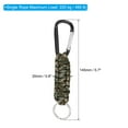 thumbnail image 2 of Uxcell Paracord Keychains Braided Paracord Keychain Clip Paracord Lanyard with D Hook Clip Camouflage 2 Pcs, 2 of 6
