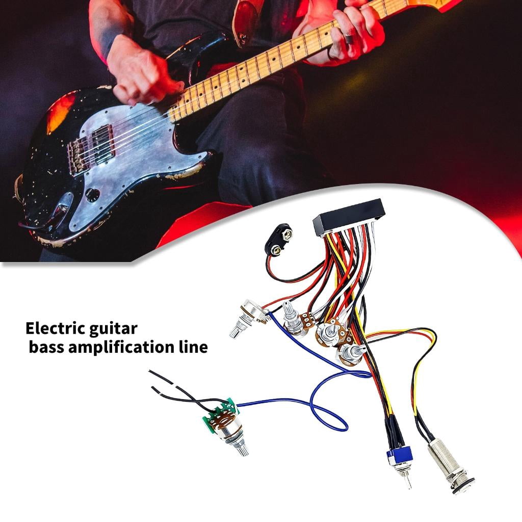 Yihuala Professional Amplifier Circuit Easy Installation Guitar Electronics for Enhancing Guitar and Bass Tone Control