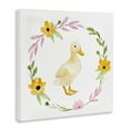 thumbnail image 4 of Stupell Industries Duckling with Daisy Wreath Animals & Insects Painting Gallery Wrapped Canvas Art Print Wall Art, 36 x 36, 4 of 8