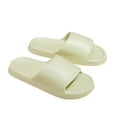 thumbnail image 3 of Xunlbb Lightweight Sandals for Women Men Comfort Non-Slip Pillow House Sandals Waterproof Shower Shoes Indoor Slides Bathroom Sandals Slip On Slide Sandals Easy to Clean 37-45, 3 of 4