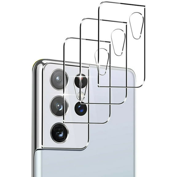 Dteck [3 Pack] for Samsung Galaxy S21 Ultra 6.8-inch Camera Lens Protector Anti-fingerprint Anti-Scratch Tempered Glass 5G Phone Protective (Transparent)