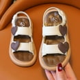 thumbnail image 4 of Gubotare Toddler Sandals Cute Boys Girls Open-Toe Outdoor Summer Sandals Dress Shoes(Toddler/Little Kid/Big Kid) Size 9.5 (White,Toddler 9.5), 4 of 7