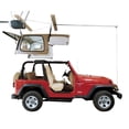 thumbnail image 1 of HARKEN Jeep Hardtop Garage Storage Ceiling Hoist | 4 Point Jeep System |6:1 Mechanical Advantage | Lift, Single-Person, Hanger, Pulley, Wrangler, Rubicon, 1 of 6