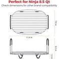 thumbnail image 6 of Steam and Roast Rack Compatible with Ninja Crockpot Slow Cooker - Stainless Steel Roasting Rack with Silicone-Protected Feet & Handles - Accessories for Ninja Foodi Possiblecooker, 6 of 6