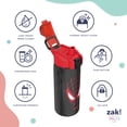 thumbnail image 7 of Zak Designs 25oz Durable Plastic Jubilation Water Bottle with Leak Proof Spout Cover, Straw, Push Button Lid, Flip Up Lock, and Built-in Carry Handle, Spiderman, 7 of 7