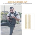 thumbnail image 4 of Miangastore 2Pcs Mandolin Necks Rest Practical Mandolin String Nuts Mandolin Accessory, 4 of 9