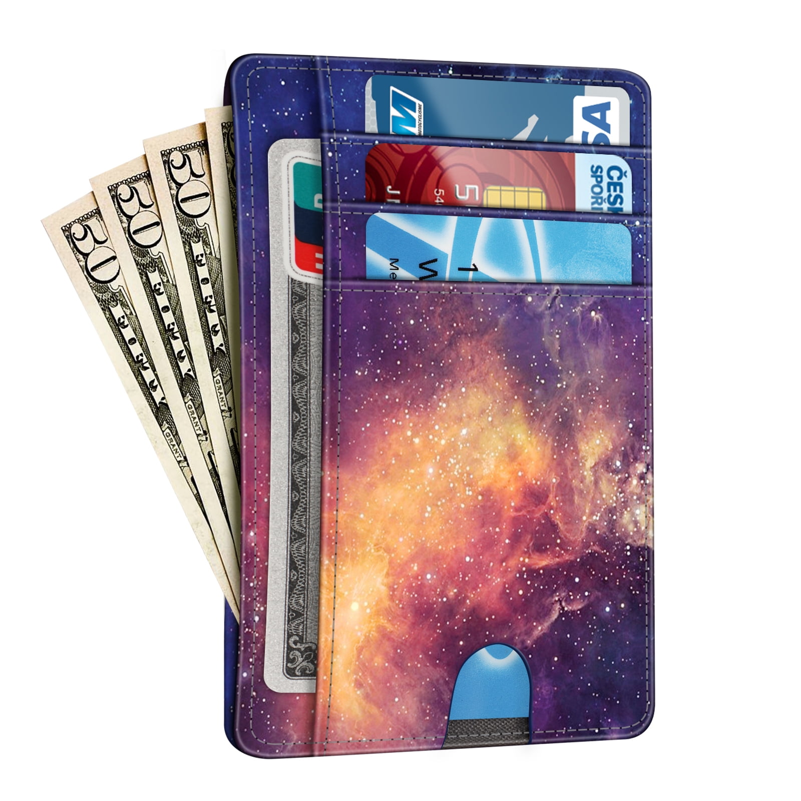 Fintie RFID Credit Card Holder Minimalist Cases Money Organizers Front