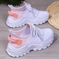 thumbnail image 7 of Rotm Tennis Shoes Womens Women's Lightweight Slip On Walking Running Shoes Pink,7, 7 of 7