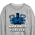 thumbnail image 3 of Marvel Black Panther - Valentine Be My Wakanda Forever - Toddler And Youth Long Sleeve Graphic T-Shirt, 3 of 5