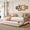 Beige, variant on Mobile APP LED control, light-striped daybed - Gives you smart lighting experience