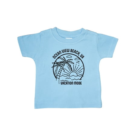 

Inktastic Summer Vacation Mode Ocean View Beach Virginia Gift Baby Boy or Baby Girl T-Shirt