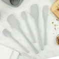 thumbnail image 4 of Flex-Core Spatula All Silicone High Heat Resistant 5 Piece Cooking Utensils Set - Includes Non-Stick Spatula, Spoonula, Jar Scraper, and Mini | BPA-Free Kitchen | Ergonomic Design, 4 of 6