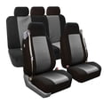 thumbnail image 1 of FH Group Built-In Seatbelt Cloth Seat Covers Fit For Car Truck SUV Van - Full Set, 1 of 4