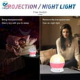 thumbnail image 3 of Deago Night Light Projector for Bedroom Multifunctional Star Projector Lamp for Kids Decorating Birthdays Christmas Parties and Home Detor (Pink), 3 of 9