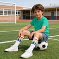 thumbnail image 5 of Cethrio Boys Cotton Outfit Sets, Short Sleeve Summer 3 Piece School Kids Clothing sets Green Size 6, 5 of 5