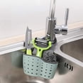 thumbnail image 2 of 2 PCS Soap Sponge Drainer Basket, Sink, Hanging Storage Rack, Green, Pink, 2 of 5