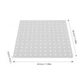 thumbnail image 2 of OULII 1 Set Wall Mount Pegboard Panel White Tool Pegboard for Garage Use, 2 of 8
