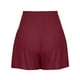 thumbnail image 4 of Pantalones Cortos Para Mujer Pantalones Cortos de Cintura Alta Informales de Color Sólido A La Moda Odeerbi  ODB167523, 4 of 7