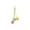 Green, variant on Btomtd Hanging Cotton Rope Ball Cat Toys 11 Inch, Teething Chew Boredom Relief Toy for Indoor Cats, Cage Pet Toys, Green