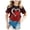 Wine, variant on Girls T Shirts Canada Flag Print Short Sleeve Crewneck Casual Basic T Shirt Top Girls' Tops Pink 12-13 Years