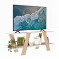 thumbnail image 1 of Mueble para tv MORU Blanco y roble minimalista, 1 of 9