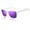 Clear Frame | Purple Mirrored Lens, variant on Vintage Polarized Pink Sunglasses Girls Stylish Transparent Frame for Young Women