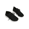 thumbnail image 2 of White Sneakers for Women Lace Up Shoes Wide Width Running Athletic Shoes Comfort Trainers Non Slip Black 5, 2 of 8