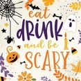 thumbnail image 2 of Mollie B. 26x26 White Modern Wood Framed Museum Art Print Titled - Eat Drink and be Scary, 2 of 4
