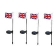 thumbnail image 1 of Fiudx Lámpara de Jardín con La Bandera Británica, Luces de Flores Multicolor, Batería Recargable, Decoración de Jardín Exterior, Encendido y Apagado Automático, Diseño Impermeable, Juego de 1/2/3/4,, 1 of 2