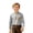 A-Light Gray93, variant on JAJAHO Boys Striped Button Down Shirt Long Sleeve Stand Collar Regular Fit Dress Shirts School Uniform Formal Wear For Kids 2-14Y Versatile Tops