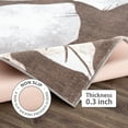 thumbnail image 5 of CAMILSON Solana Non Slip Modern Floral Indoor Area Rug Grey/Brown 2x7, 5 of 7