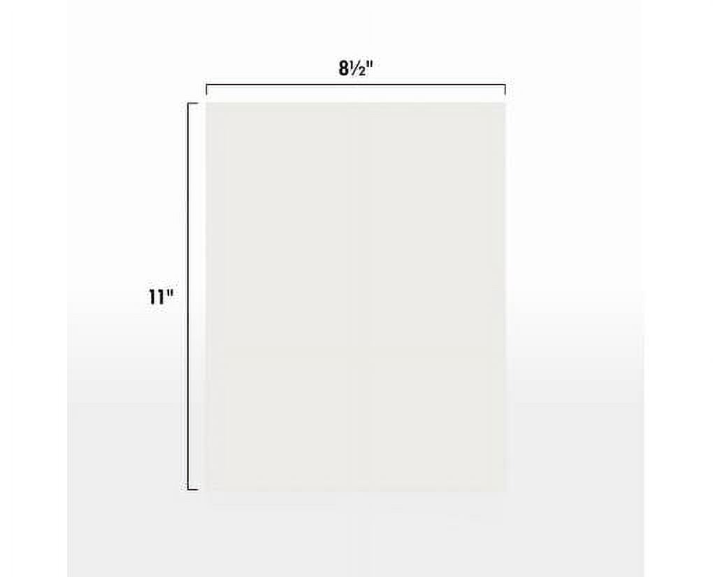 LUXPaper 8 1/2 x 11 Cardstock, 92 lb. Savoy Natural White, 1000/Pack