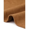 thumbnail image 7 of DARING DIVA Women's Faux Suede Long Sleeve Open Front Cropped Coat S Dark Brown, 7 of 7