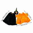 thumbnail image 4 of AZXY HalloweenPorch Goose Outfit, Fits 23‑Inch Porch Goose Statue, Witch‑Themed Goose Clothing, Goose Cloth, Fall Costume for Cement Plastic Goose, Outdoor Yard Patio Garden Porch Decor, 4 of 8