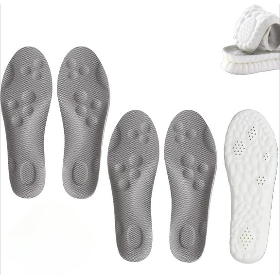 Footstr Insoles, Solara Pickleball Insoles, Breathable Sweat Wicking Comfort Memory Foam Orthopedic Shoe Inserts for Men Women Kids Size 12/13/15