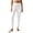White, variant on Horkkom Elastic Waist Pants for Women Straight Leg Fleece Lined Comfy Pants Thick Warm Winter Pants with Pockets, S-2XL