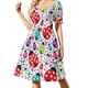 thumbnail image 1 of Vestido de manga corta sin costuras con lunares de mariquita para niños ropa femenina vestidos de mujer para ocasis especiales vestidos de noche, 1 of 6