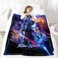 thumbnail image 5 of Blue Beetle Blanket for Boys Girls Lightweight Kids Throw Blanket Cute Soft Blankets Flannel Plush Blankets Gifts 50x60in, 5 of 7
